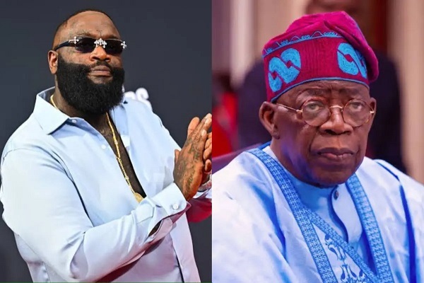 Rick Ross expresses love for Tinubu